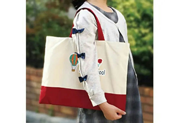 厚手コットンレッスントート